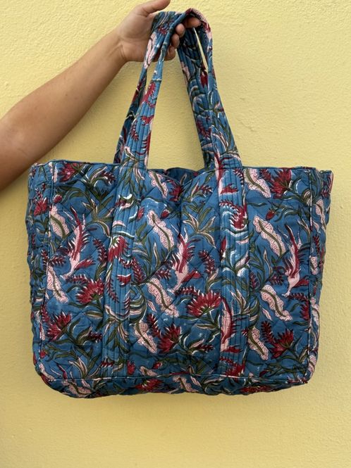 Hovedbilde Filippa - weekend bag blockprint