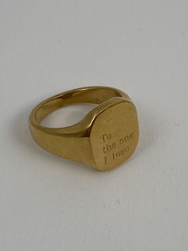 To the one I love  - ring