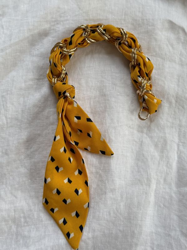 Lenke med silkeskjerf #34