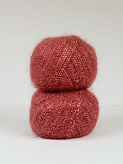 Hovedbilde Silk Mohair - Bringebær SM041