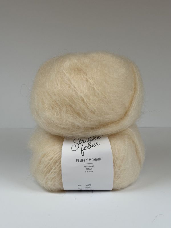 Fluffy Mohair - Elfenben FM073