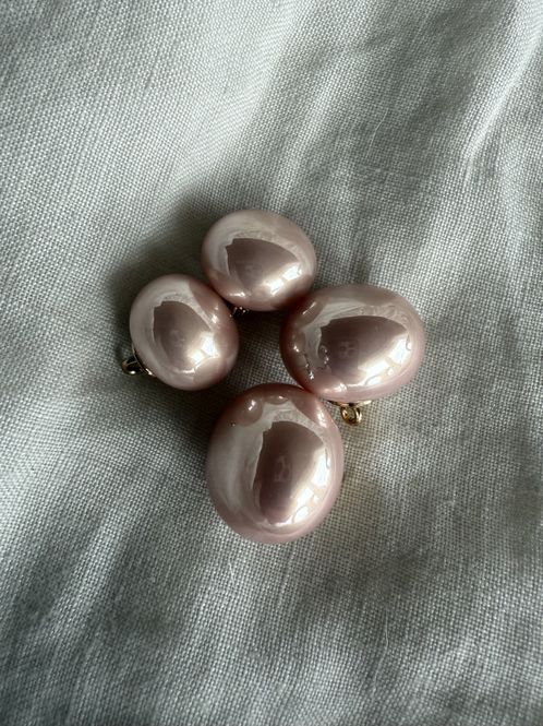 Hovedbilde Perleknapper - Rosa