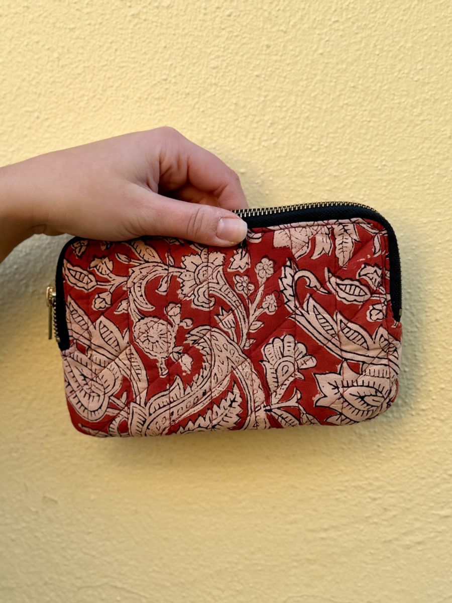 Blockprint clutch - Olivia