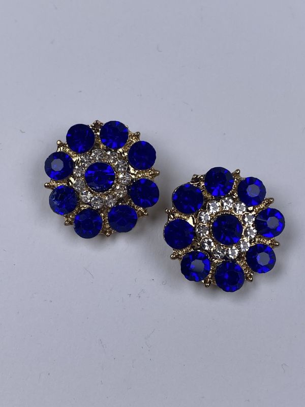 Kobolt bling knapper 