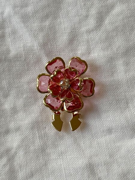 Hovedbilde Button covers - rosa blomst