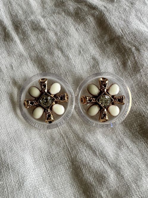 Hovedbilde Gjennomsiktig knapp med bling