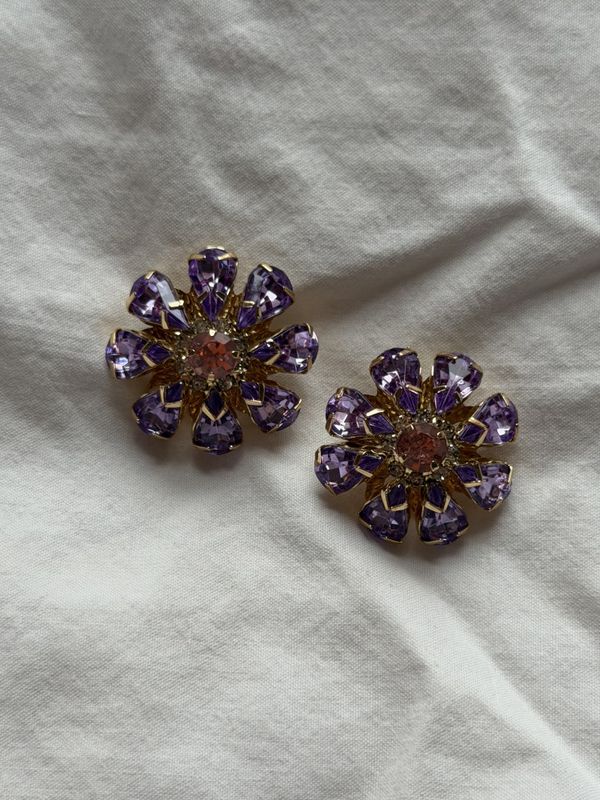 Lavendel blomsterknapper - 26 mm