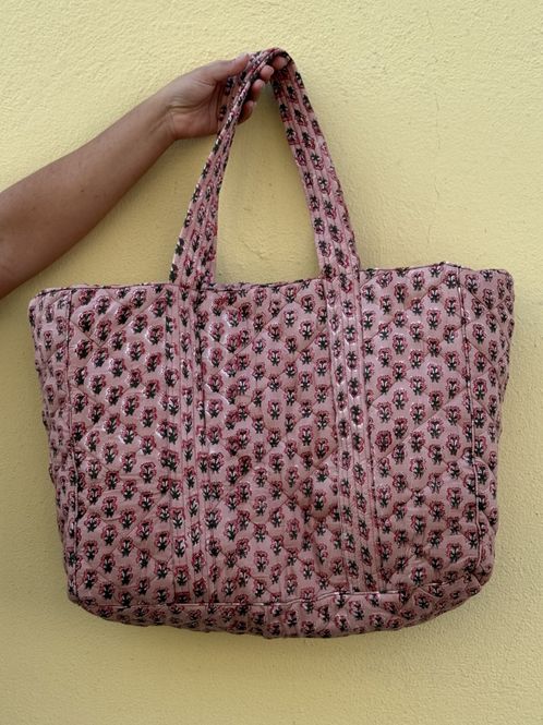 Hovedbilde Sofie - weekend bag blockprint