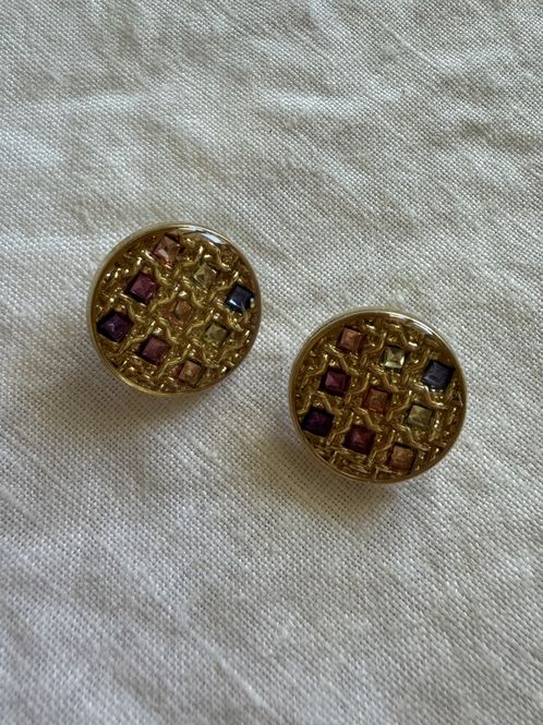 Hovedbilde Knapp med bling 18mm