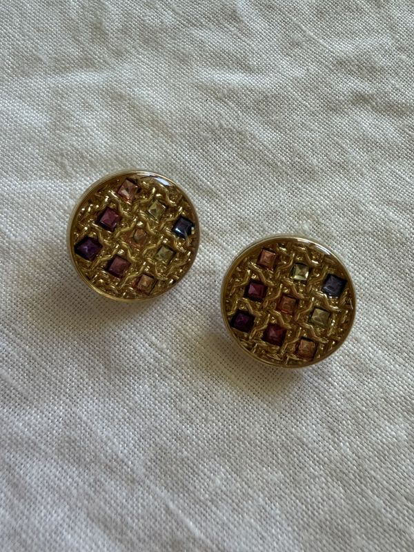 Knapp med bling 18mm