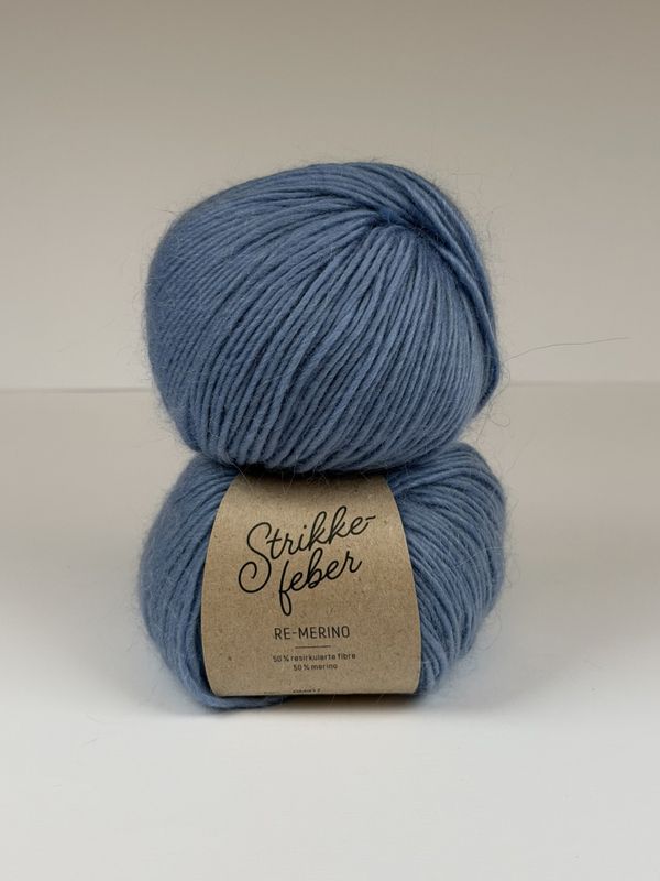 Re-merino - Dueblå RM917