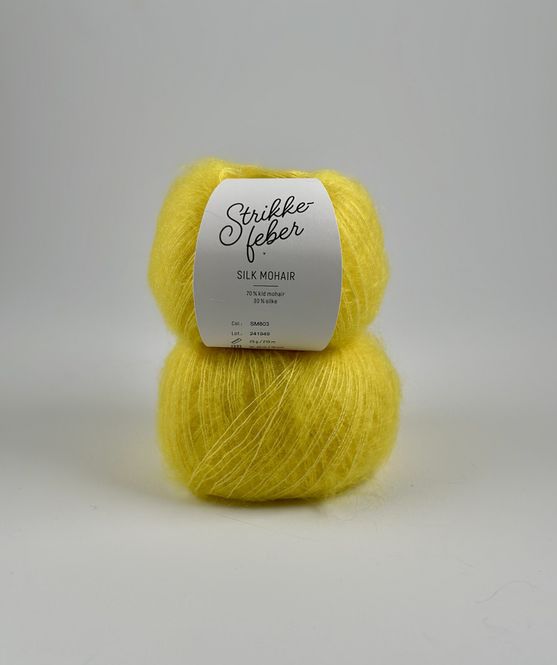Hovedbilde Silk Mohair - Neon Gul SM803
