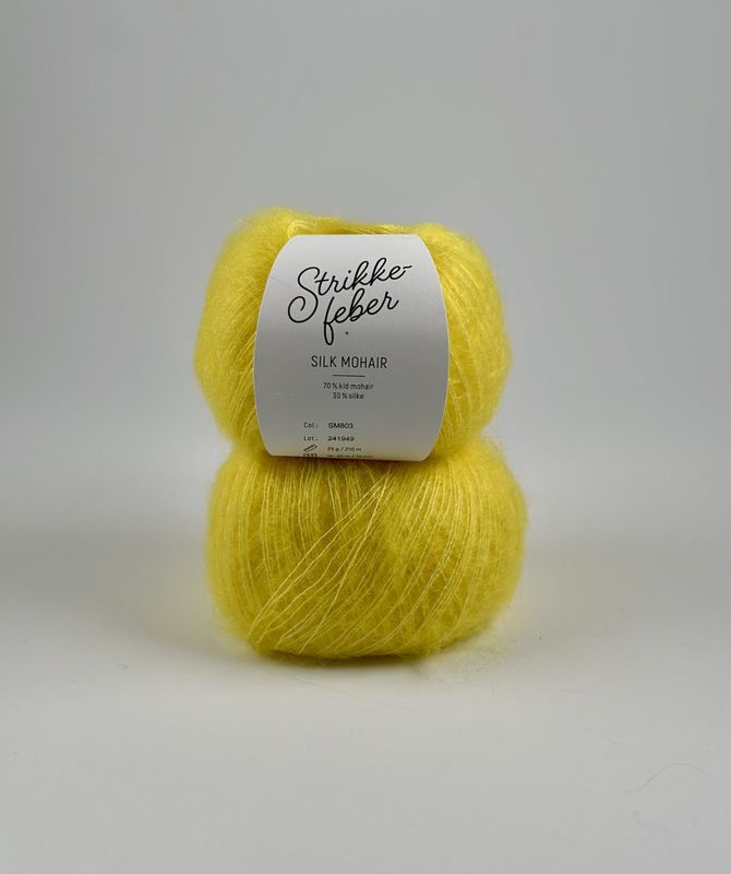 Silk Mohair - Neon Gul SM803