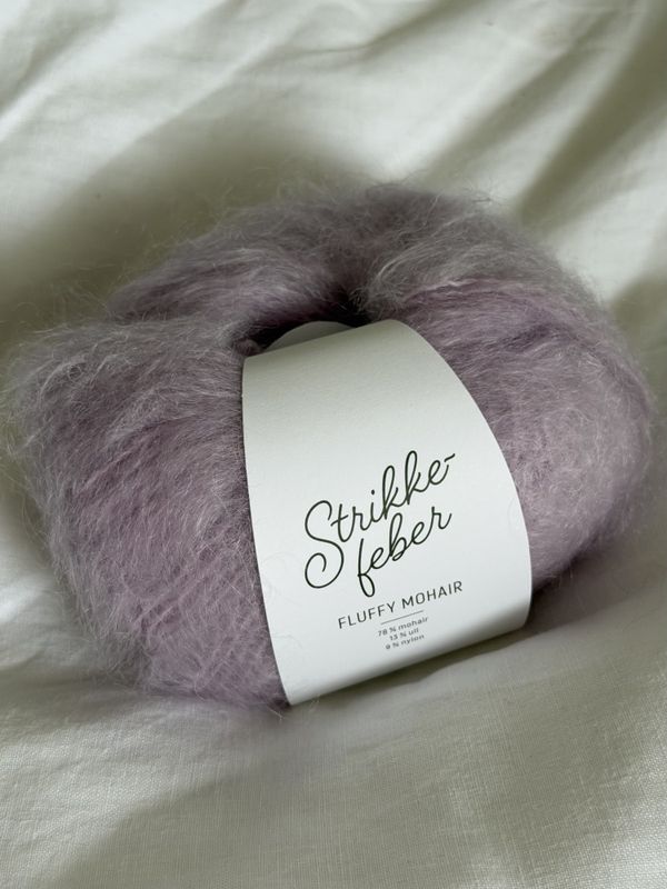 Fluffy Mohair -  Pastell lilla FM820