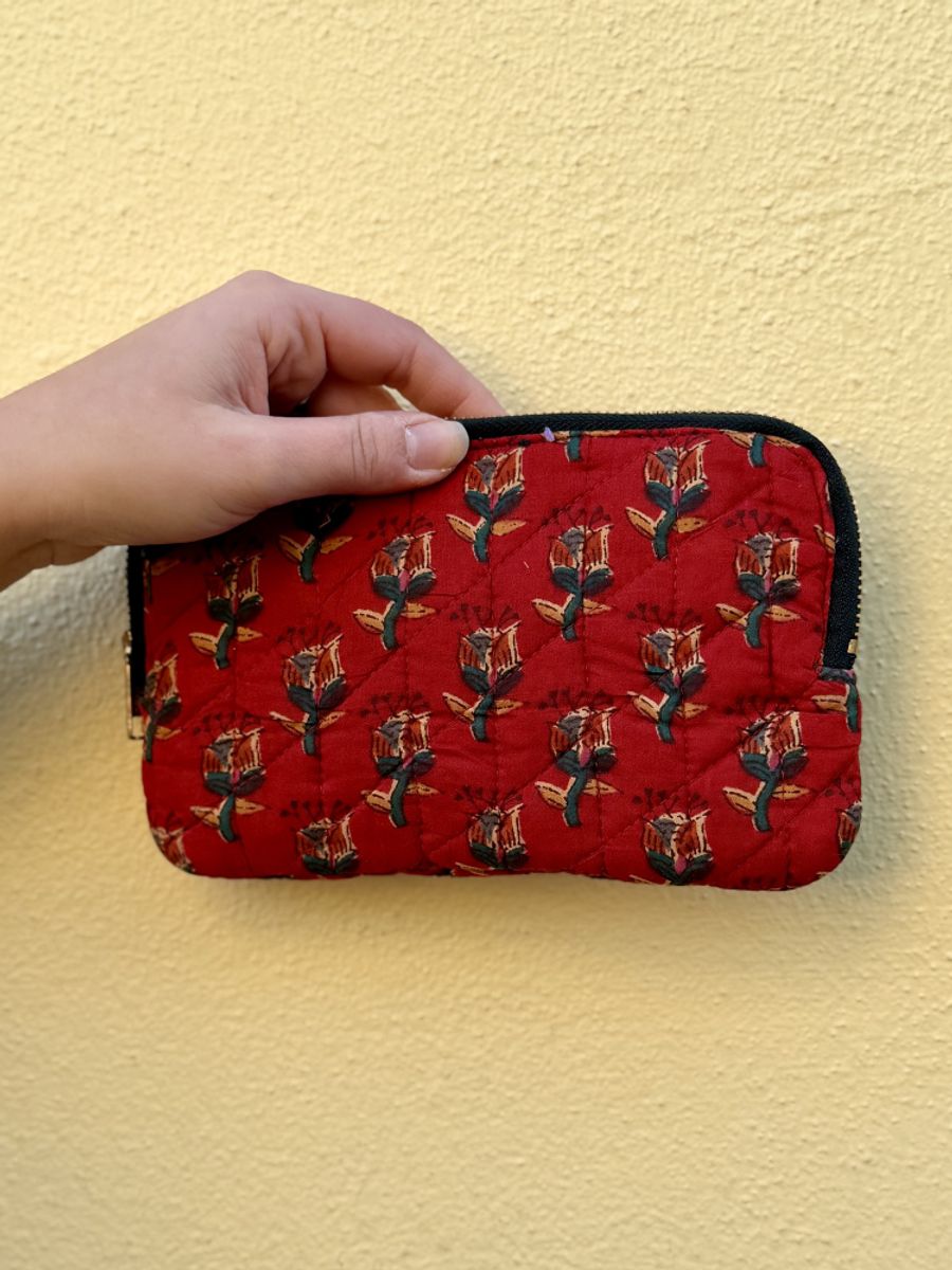 Blockprint clutch - Janne