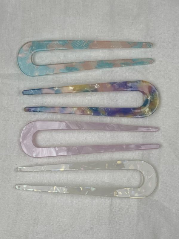 Rette hair pins - pasteller