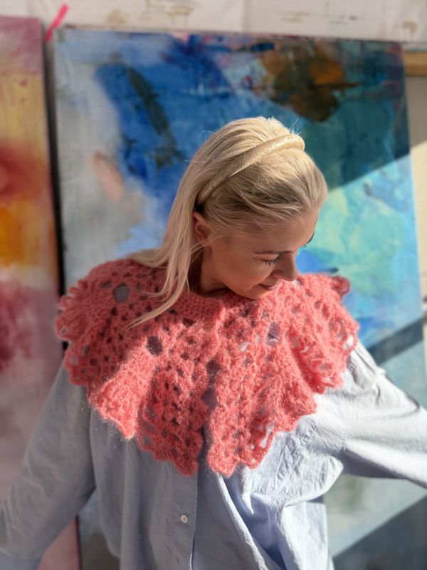 Blonde krage