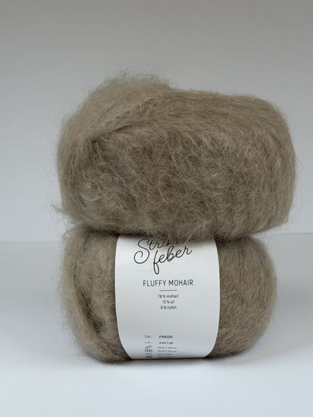 Hovedbilde Fluffy Mohair - Buttercream ...