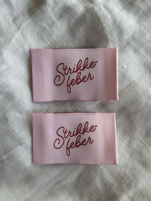 Hovedbilde Label- Strikkefeber - Rosa