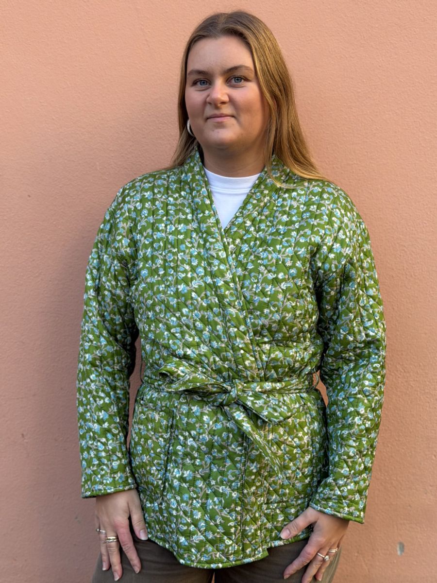 Vintage silke jakke -Miriam