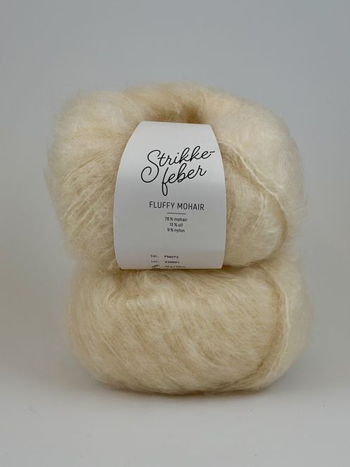 Hovedbilde Fluffy Mohair - Elfenben FM073