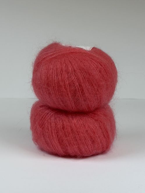 Hovedbilde Silk mohair - Coral Red SM101